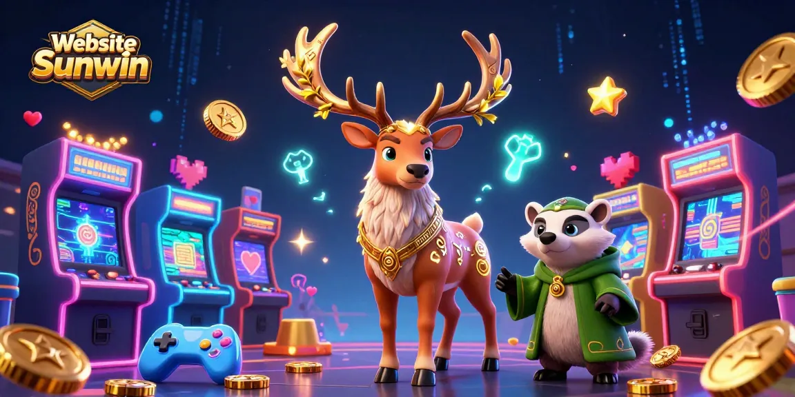 Win exciting games at Website Sunwin with vibrant arcade elements and 3D carnival visuals